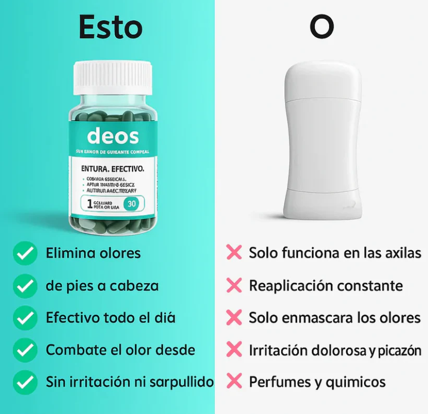 Desodorante Corporal Deos™ l 30 Capsulas