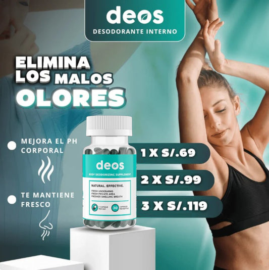 Desodorante Corporal Deos™ l  30 Capsulas
